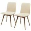 Studio Copenhagen Chaises rembourrées Loca (lot de 2) - Cuir Tupi : Crème 2 Studio Copenhagen Chaises rembourrées Loca (lot de 2) - Cuir Tupi : Crème -Chaises Boutique 1000005348 210908 14175500006 IMAGE P000000001000005348