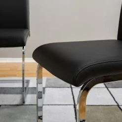 Roomscape Chaise cantilever Pasala - Noir - Lot de 2 -Chaises Boutique 1000006084 200907 14214100010 DETAILS P000000001000006084