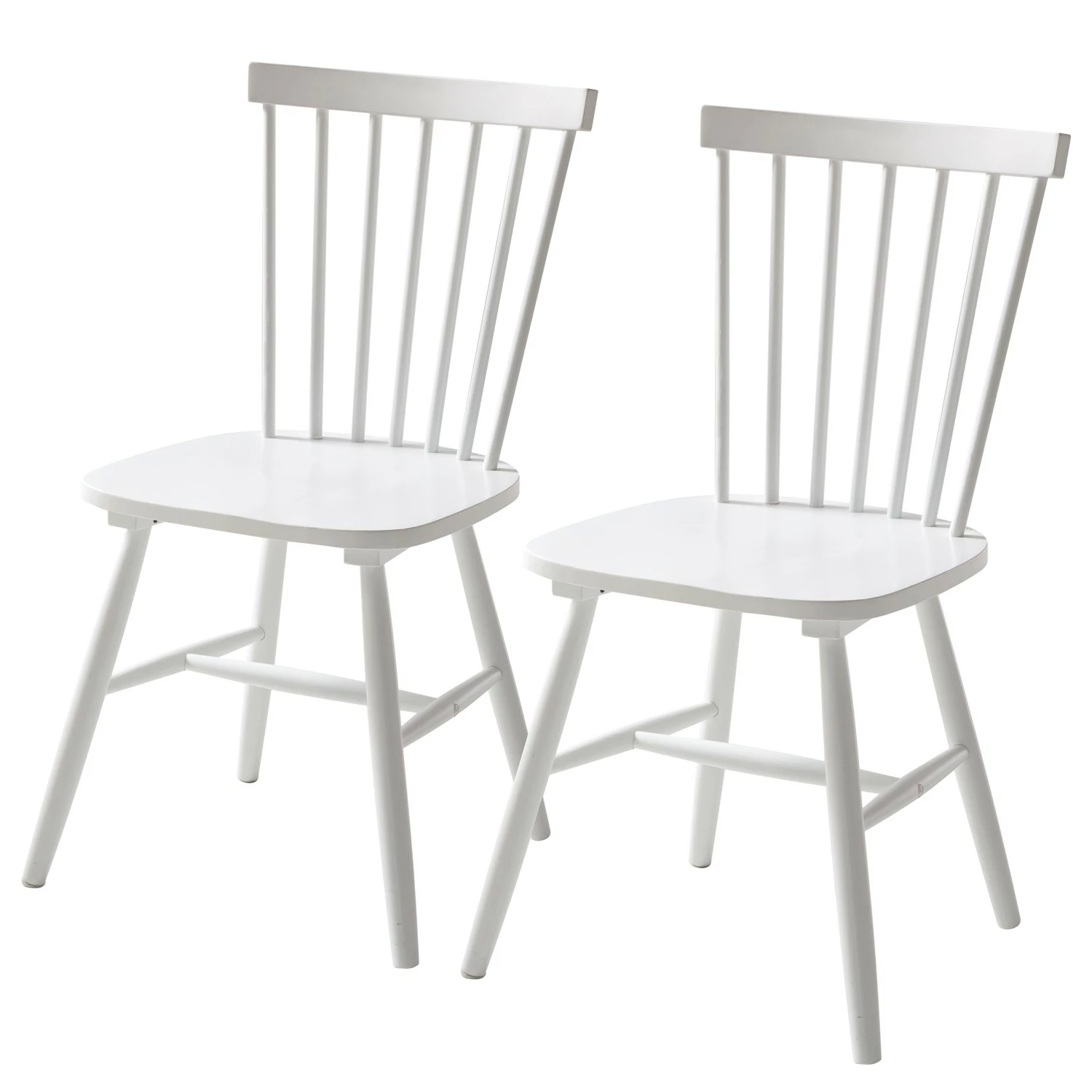 Mørteens Chaises Jalenas (lot de 2) - Blanc 3 Mørteens Chaises Jalenas (lot de 2) - Blanc