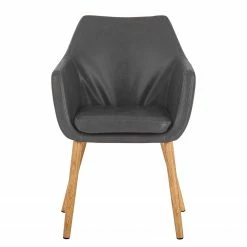 Mørteens Chaises à accoudoirs Nicholas - Cuir synthétique Aken: Gris clair vintage - 1 chaise 15 Mørteens Chaises à accoudoirs Nicholas - Cuir synthétique Aken: Gris clair vintage - 1 chaise -Chaises Boutique 1000016016 200609 13010700030 DETAILS P000000001000016016