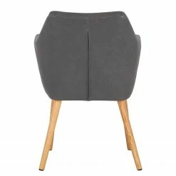 Mørteens Chaises à accoudoirs Nicholas - Cuir synthétique Aken: Gris clair vintage - 1 chaise 16 Mørteens Chaises à accoudoirs Nicholas - Cuir synthétique Aken: Gris clair vintage - 1 chaise -Chaises Boutique 1000016016 200609 13010700031 DETAILS P000000001000016016