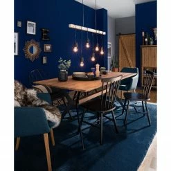 Mørteens Chaises à accoudoirs Nicholas - Tissu Cors: Bleu jean - 1 chaise -Chaises Boutique 1000016018 180920 11445705 MOOD GALLERYIMAGES P000000001000016018 mood