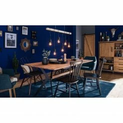 Mørteens Chaises à accoudoirs Nicholas - Tissu Cors: Bleu jean - 1 chaise -Chaises Boutique 1000016018 180920 11445706 MOOD GALLERYIMAGES P000000001000016018 mood