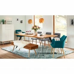 Mørteens Chaises à accoudoirs Nicholas - Tissu Cors: Pétrole - 1 chaise -Chaises Boutique 1000016020 201008 06204300055 MOOD DETAILS P000000001000016020 mood