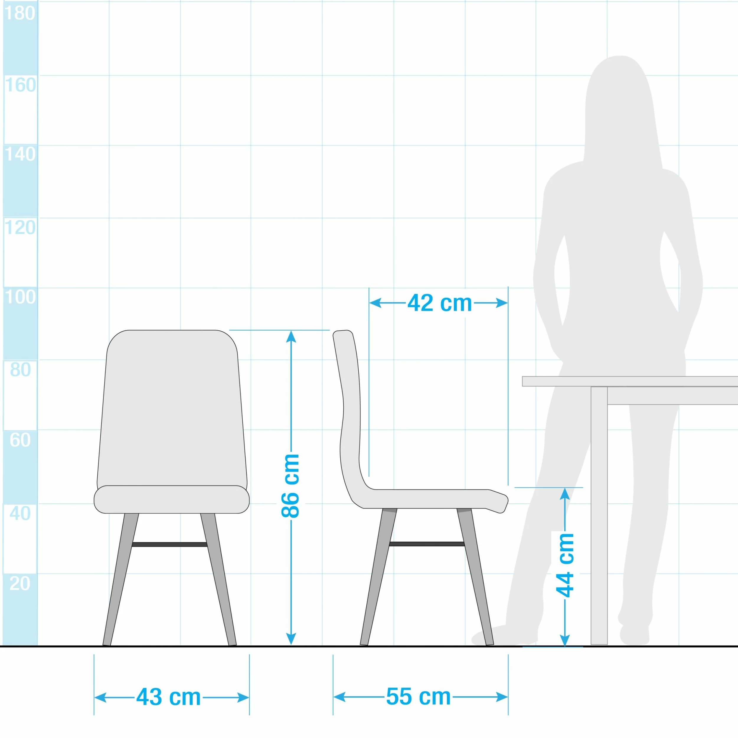 Mørteens Chaises capitonnées Daleras - Tissu Cors: Gris menthe - Lot de 2 11 Mørteens Chaises capitonnées Daleras - Tissu Cors: Gris menthe - Lot de 2 – Image 9