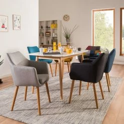 Mørteens Chaises à accoudoirs Nicholas XXL - Tissu Cors: Granite - 1 chaise -Chaises Boutique 1000016139 201008 06223900175 MOOD DETAILS P000000001000016139 mood