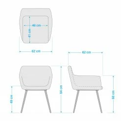 Mørteens Chaises à accoudoirs Nicholas XXL - Tissu Cors: Granite - 1 chaise -Chaises Boutique 1000016139 201013 14331700037 SKETCH DETAILS P000000001000016139 sketch