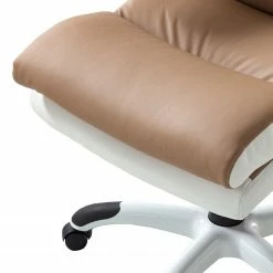 Home24office Fauteuil de direction Loipo II - Imitation cuir - Macchiato / Blanc 26 Home24office Fauteuil de direction Loipo II - Imitation cuir - Macchiato / Blanc -Chaises Boutique 1000035445 200930 14010800005 DETAILS P000000001000035445