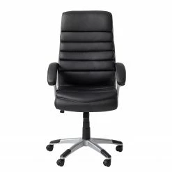 Home24office Fauteuil de direction Hatley - Imitation cuir - Noir -Chaises Boutique 1000035447 200817 13075000002 DETAILS P000000001000035447