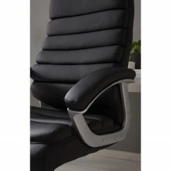 Home24office Fauteuil de direction Hatley - Imitation cuir - Noir -Chaises Boutique 1000035447 200819 06095500002 DETAILS P000000001000035447