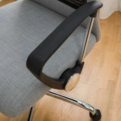 Furnitive Chaise de bureau Laviano - Gris / Noir -Chaises Boutique 1000035472 201012 11153100012 DETAILS P000000001000035472