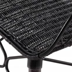 Eva Padberg Collection Chaise à accoudoirs Le Gaillard - Noir / marron foncé -Chaises Boutique 1000050802 200610 13022600009 DETAILS P000000001000050802