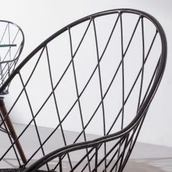 Eva Padberg Collection Chaise à accoudoirs Le Gaillard - Noir / marron foncé -Chaises Boutique 1000050802 200610 13022800012 DETAILS P000000001000050802