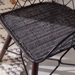 Eva Padberg Collection Chaise à accoudoirs Le Gaillard - Noir / marron foncé -Chaises Boutique 1000050802 200610 13022800013 DETAILS P000000001000050802