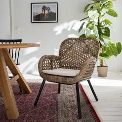 Ars manufacti Chaise Hawea (avec coussin d'assise) - Rotin / Metall - Rotin / Noir 17 Ars manufacti Chaise Hawea (avec coussin d'assise) - Rotin / Metall - Rotin / Noir -Chaises Boutique 1000050859 190208 13552000001 MOOD GALLERYIMAGES P000000001000050859 mood