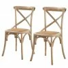 Ridgevalley Chaises Mattutina (lot de 2) - Marron clair -Chaises Boutique 1000054003 220209 121521000010 IMAGE P000000001000054003