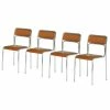 Mooved Chaises Comet (lot de 4) - Marron 1 Mooved Chaises Comet (lot de 4) - Marron -Chaises Boutique 1000059370 190315 13494300003 IMAGE P000000001000059370
