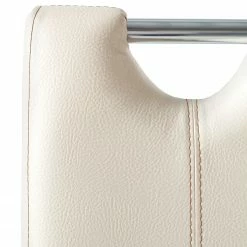 Ars Natura Chaises Lenya (lot de 2) - Imitation cuir beige / Hêtre naturel -Chaises Boutique 1000063634 201016 12322400015 DETAILS P000000001000063634