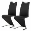 Fredriks Chaise cantilever Amanda II - Noir - Lot de 2 -Chaises Boutique 1000063647 201021 10333600031 IMAGE P000000001000063647