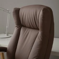 Home24office Fauteuil de direction Director II - Imitation cuir - Cappuccino -Chaises Boutique 1000064391 200819 06140400002 DETAILS P000000001000064391