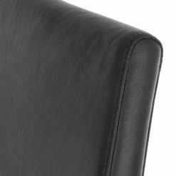 Fredriks Chaises cantilever Augusta I (lot de 2) - Cuir Aude: Noir - Sans accoudoirs -Chaises Boutique 1000064492 190617 09323800015 GALLERYIMAGES P000000001000064492