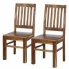 Wolf-Möbel Chaises Vision (lot de 2) - Acacia massif
