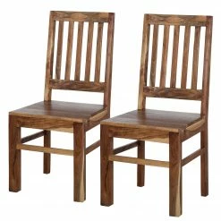 Wolf-Möbel Chaises Vision (lot de 2) - Acacia massif