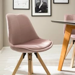 Mørteens Chaises capitonnées Aledas IV - Rose vieilli - Beige - Lot de 2 -Chaises Boutique 1000112670 200714 11434900010 DETAILS P000000001000112670