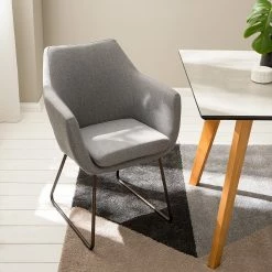 Mørteens Chaise à accoudoirs Nicholas IV - Tissu / Métal - Granit / gris-brun antique 19 Mørteens Chaise à accoudoirs Nicholas IV - Tissu / Métal - Granit / gris-brun antique -Chaises Boutique 1000112681 201008 06225300188 MOOD DETAILS P000000001000112681 mood