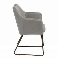 Mørteens Chaise à accoudoirs Nicholas IV - Tissu / Métal - Granit / gris-brun antique 21 Mørteens Chaise à accoudoirs Nicholas IV - Tissu / Métal - Granit / gris-brun antique -Chaises Boutique 1000112681 201008 06225600190 DETAILS P000000001000112681