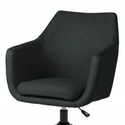 Mørteens Chaise de bureau Nicholas II - Tissu / Métal - Tissu Cors: Anthracite - Noir -Chaises Boutique 1000112682 200609 13021700107 DETAILS P000000001000112682