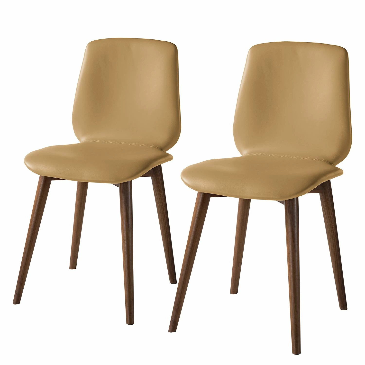 Studio Copenhagen Chaises Wilga V (lot de 2) - Cuir véritable 3 Studio Copenhagen Chaises Wilga V (lot de 2) - Cuir véritable