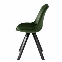Mørteens Chaises capitonnées Aledas IV - Vert foncé - Noir - Lot de 2 -Chaises Boutique 1000117282 190703 09454100019 GALLERYIMAGES P000000001000117282