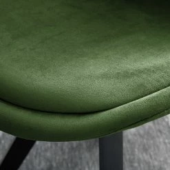 Mørteens Chaises capitonnées Aledas IV - Vert foncé - Noir - Lot de 2 -Chaises Boutique 1000117282 191023 08374800008 DETAILS P000000001000117282