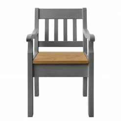 Maison Belfort Chaise à accoudoirs Boston - Pin massif