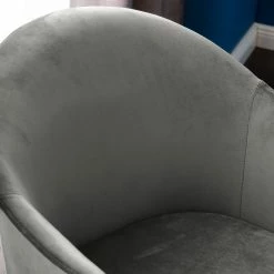 Mørteens Chaise à accoudoirs Hallund II - Velours / Hévéa massif - Noir - Gris -Chaises Boutique 1000123817 190326 13193500009 GALLERYIMAGES P000000001000123817