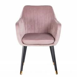 Jack & Alice Chaise avec accoudoirs Leezy G - Chêne massif / Velours - Rose vieilli / Noir 17 Jack & Alice Chaise avec accoudoirs Leezy G - Chêne massif / Velours - Rose vieilli / Noir -Chaises Boutique 1000123838 181030 16255908 GALLERYIMAGES P000000001000123838