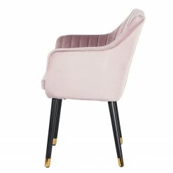 Jack & Alice Chaise avec accoudoirs Leezy G - Chêne massif / Velours - Rose vieilli / Noir 18 Jack & Alice Chaise avec accoudoirs Leezy G - Chêne massif / Velours - Rose vieilli / Noir -Chaises Boutique 1000123838 181030 16255909 GALLERYIMAGES P000000001000123838