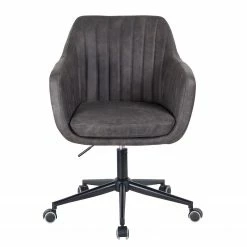 Mørteens Chaise de bureau Leedy - Imitation cuir - Gris vintage/ Noir 13 Mørteens Chaise de bureau Leedy - Imitation cuir - Gris vintage/ Noir -Chaises Boutique 1000123850 181030 16260126 GALLERYIMAGES P000000001000123850