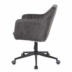 Mørteens Chaise de bureau Leedy - Imitation cuir - Gris vintage/ Noir 14 Mørteens Chaise de bureau Leedy - Imitation cuir - Gris vintage/ Noir -Chaises Boutique 1000123850 181030 16260127 GALLERYIMAGES P000000001000123850