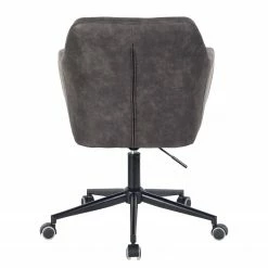 Mørteens Chaise de bureau Leedy - Imitation cuir - Gris vintage/ Noir 15 Mørteens Chaise de bureau Leedy - Imitation cuir - Gris vintage/ Noir -Chaises Boutique 1000123850 181030 16260228 GALLERYIMAGES P000000001000123850