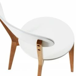 Norrwood Chaises Areia (lot de 2) - Partiellement en chêne massif - Blanc / Chêne -Chaises Boutique 1000128743 180821 08503870 GALLERYIMAGES P000000001000128743