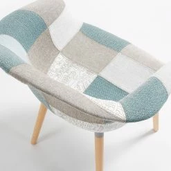 Norrwood Chaises à accoudoirs Kevya II (lot de 2) - Tissu / Hêtre massif - Menthe / Beige -Chaises Boutique 1000128745 180821 08503981 GALLERYIMAGES P000000001000128745