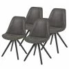 Norrwood Chaises capitonnées Ralf ll (lot de 4) - Graphite -Chaises Boutique 1000128749 220211 010 IMAGE P000000001000128749