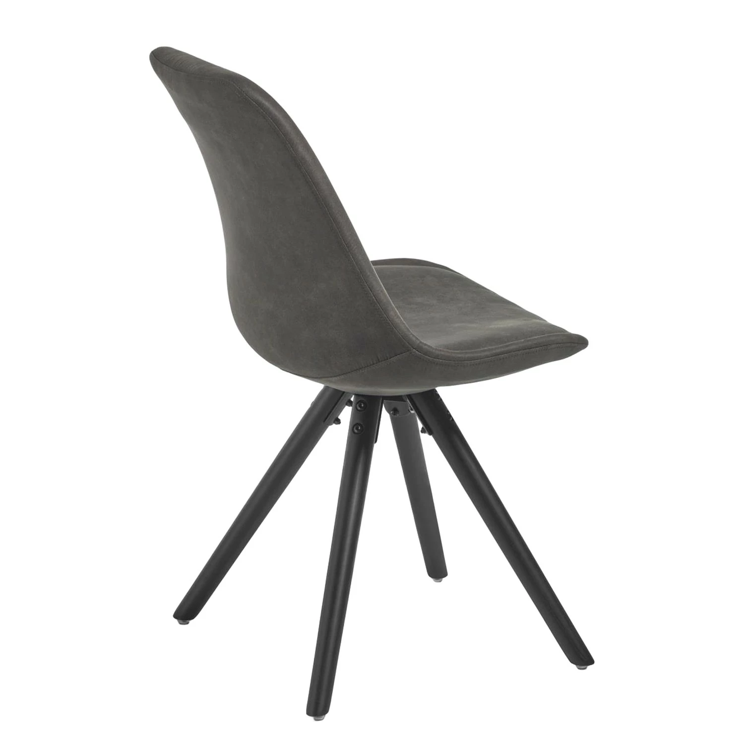 Norrwood Chaises capitonnées Ralf ll (lot de 4) - Graphite 8 Norrwood Chaises capitonnées Ralf ll (lot de 4) - Graphite – Image 6