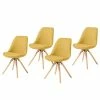 Norrwood Chaises capitonnées Ralf l (lot de 4) - Jaune moutarde 1 Norrwood Chaises capitonnées Ralf l (lot de 4) - Jaune moutarde -Chaises Boutique 1000128755 180821 085042127 IMAGE P000000001000128755
