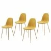 Norrwood Chaises capitonnées Yaren (lot de 4) - Jaune moutarde -Chaises Boutique 1000128786 180821 085054279 IMAGE P000000001000128786