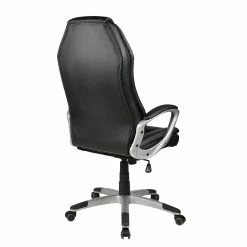 Duo Collection Fauteuil de bureau Matthias - Imitation cuir / Noir -Chaises Boutique 1000129038 180817 15164704 GALLERYIMAGES P000000001000129038