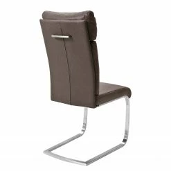 Loftscape Chaises cantilever Sarena (lot de 2) - Microfibre / Acier inoxydable - Argenté - Marron vieilli 10 Loftscape Chaises cantilever Sarena (lot de 2) - Microfibre / Acier inoxydable - Argenté - Marron vieilli -Chaises Boutique 1000129678 180906 07255338 GALLERYIMAGES P000000001000129678