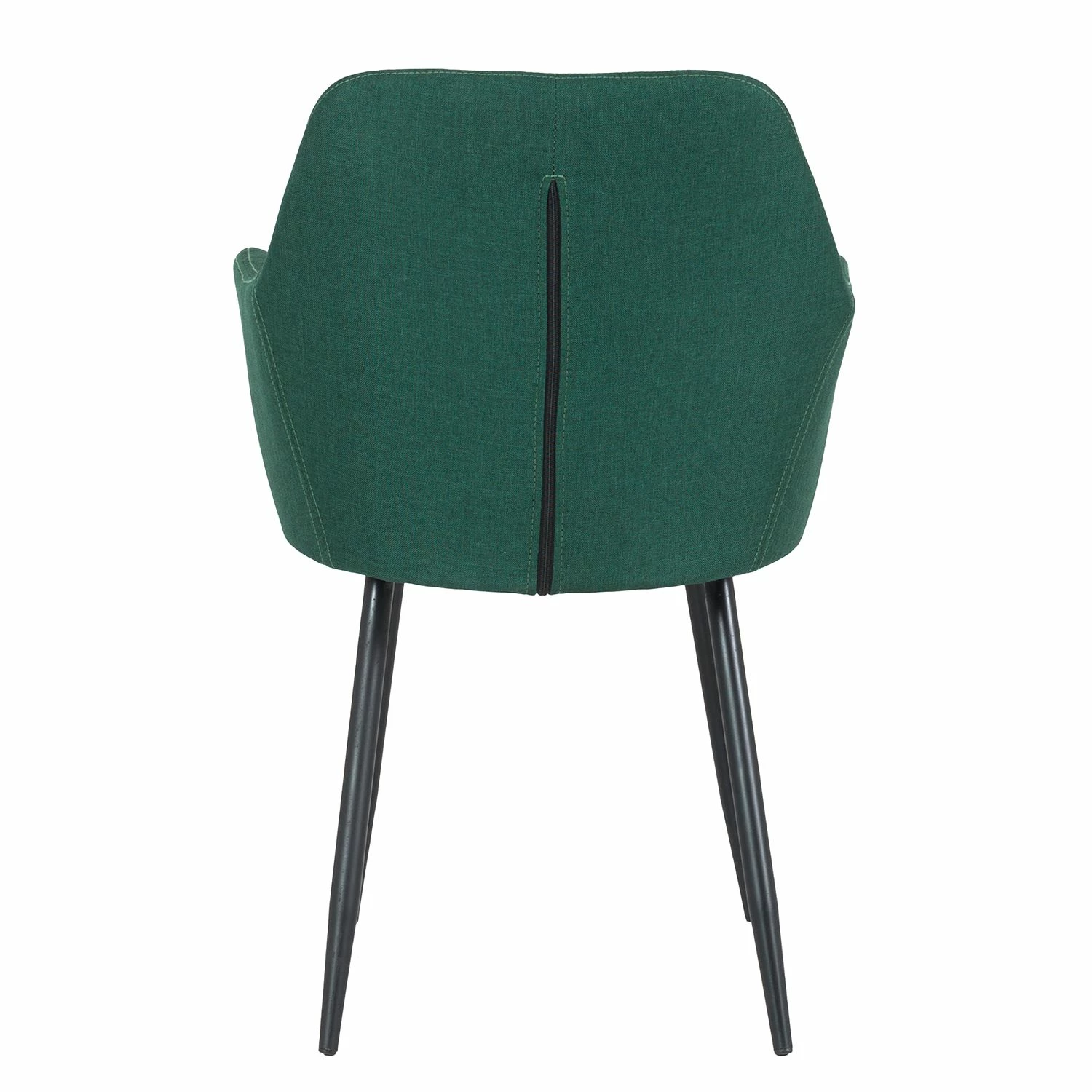 Tenzo Chaises à accoudoirs Linn - Tissu / Métal - Noir - Vert sapin 5 Tenzo Chaises à accoudoirs Linn - Tissu / Métal - Noir - Vert sapin – Image 3